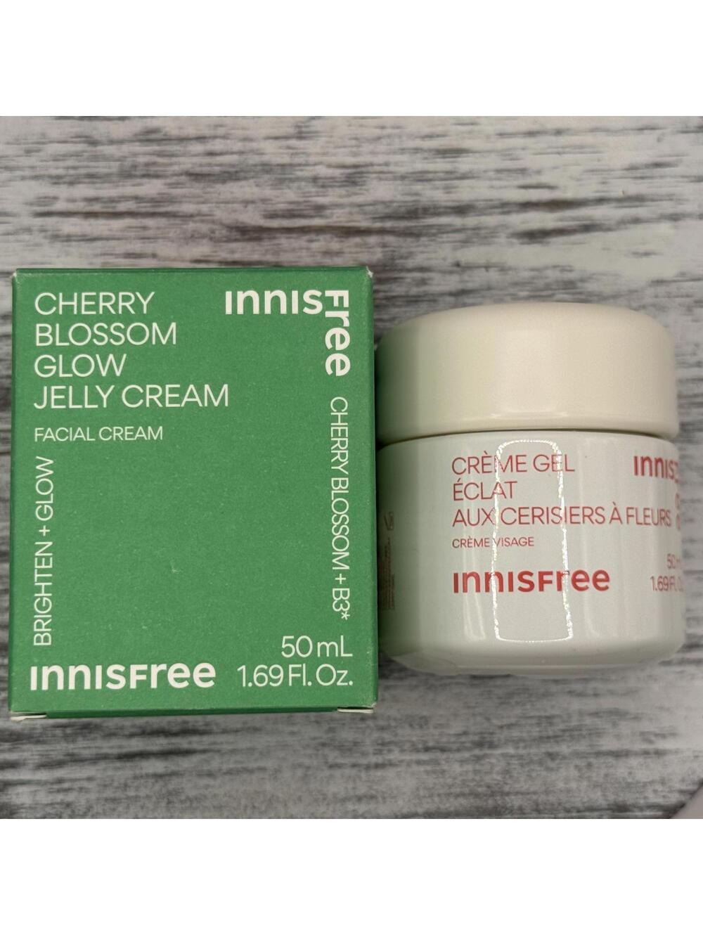 Innisfree Cherry Blossom Glow Jelly Cream Moisturizer 1.69 oz/50ml SEALED BNIB